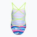 Egyrészes fürdőruha Funkita Strapped In One piece colour cutaway 2