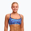 Fürdőruha felső Funkita Sports Top blue bits