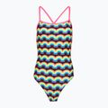 Női egyrészes fürdőruha Funkita Strapped In One piece rainbowie