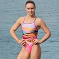 Női egyrészes fürdőruha Funkita Strapped In One piece meadow made 3