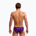 Férfi úszó slip Funky Trunks Classic Brief flocked up 4