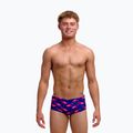 Gyerek úszó boxeralsó Funky Trunks Sidewinder Trunks flocked up 2