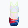 Női egyrészes fürdőruha  Funkita Tie Me Tight One piece sunset delight 2