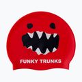 Úszó sapka Funky Trunks Silicone red monster