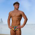Férfi úszó boxer nadrág Funky Trunks Sidewinder Trunks berry good 4