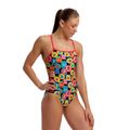Gyerek egyrészes fürdőruha Funkita Single Strap One Piece berry good 2