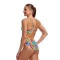 Női egyrészes fürdőruha Funkita Diamond Back One Piece five serves 3