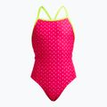 Gyerek egyrészes fürdőruha Funkita Strapped In One Piece pink proton