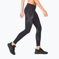 Női edző leggings 2XU Force Mid-Rise Compression fekete WA2864B 2