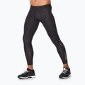 Férfi 2XU Force kompressziós edző leggings fekete és arany MA5365B 5