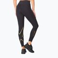 Női edző leggings 2XU Force Mid-Rise Compression fekete és arany WA5367B 4