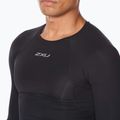 Férfi hosszú ujjú edzőruha 2XU Core Compression fekete MA6398A 3