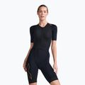 Női triatlonruha 2XU Light Speed Sleeved fekete/arany