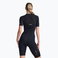 Női triatlonruha 2XU Light Speed Sleeved fekete/arany 2