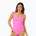 Női egyrészes fürdőruha Rip Curl Premium Surf D-Dd super pink 4