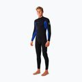 Férfi úszóruha Rip Curl Trad 3/2 mm Back Zip black/blue 3