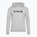 Férfi pulóver Hurley O&O Solid Core dark heather grey