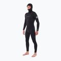 Férfi neoprén Rip Curl Dawn Patrol Hooded 5/4mm Chest Zip black