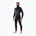 Férfi neoprén Rip Curl Flashbomb 5/4mm Hooded Chest Zip black