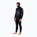 Férfi neoprénruha Rip Curl Flashbomb Heatseeker 5/4mm Hooded Zip Free black