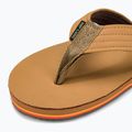 Rip Curl Revival Leather Open Toe tan férfi flip-flop papucs 7