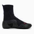 Rip Curl Omega 3mm kerek orrú cipzáras neoprén bakancs fekete 2