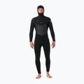 Férfi neoprén ruha Rip Curl Dawn Patrol Hooded 6/4 mm Chest Zip black