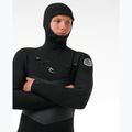 Férfi neoprén ruha Rip Curl Dawn Patrol Hooded 6/4 mm Chest Zip black 4