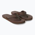 Rip Curl Revival Leather Open Toe brown férfi flip-flop papucs 8