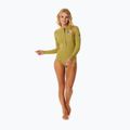 Rip Curl G-Bomb 1 mm 2.0 LS Spring Front Zip khaki női neoprén ruha 2