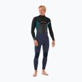 Férfi neoprén ruha Rip Curl Dawn Patrol 4/3mm Chest Zip purple night 4