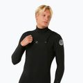 Férfi Rip Curl Dawn Patrol 4/3 mm-es mellkasi cipzáras úszószivacs Fekete 4