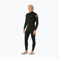 Rip Curl Dawn Patrol 3/2 mm Chest Zip fekete férfi úszáshab 3