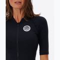 Női kétrészes fürdőruha Rip Curl Classic Surf rövid ujjú UV fekete 5