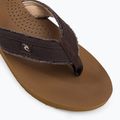 Férfi Rip Curl Reactor Open Toe flip flopok 1153 barna 19VMOT 7