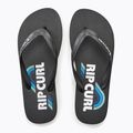 Férfi Rip Curl Surf Revival Logo Open Toe Flip Flop 6244 fekete 19YMOT 11