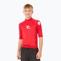 Rip Curl Lycra Brand Wave UPF red gyerek úszópóló 4