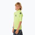 Rip Curl Brand Wave UPF Rash Vest gyermek úszómellény lime 4