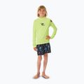 Rip Curl Brand Wave UPF Rash Vest gyermek úszómellény hosszú ujjú lime 2