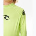 Rip Curl Brand Wave UPF Rash Vest gyermek úszómellény hosszú ujjú lime 5