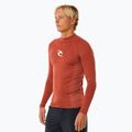 Férfi hosszú ujjú felső úszáshoz Rip Curl Waves Upf Perf L/S red 3