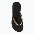 Női flip-flop papucs Rip Curl Freedom Bloom Open Toe black/brown 5