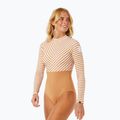 Női egyrészes fürdőruha Rip Curl Premium Surf LS Surf világosbarna 10