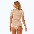 Női úszópóló Rip Curl Premium Surf Upf S/S light brown 4