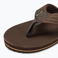 Rip Curl Revival Leather Open Toe brown férfi flip-flop papucs 7