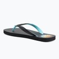 Férfi Rip Curl Wetty Fade Bloom mosott fekete flip flopok 3