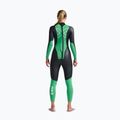 Női triatlon neoprén ruha 2XU Propel Openwater black/bright green 2