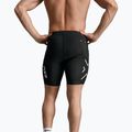 Férfi 2XU Core Tri 8" triatlon rövidnadrág fekete/fehér 3