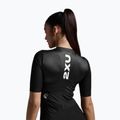 Női triatlonruha 2XU Aero Hex Sleeved black/white 4