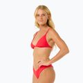 Rip Curl Premium Surf Fixed Tri hibiszkusz piros fürdőruha felső 4